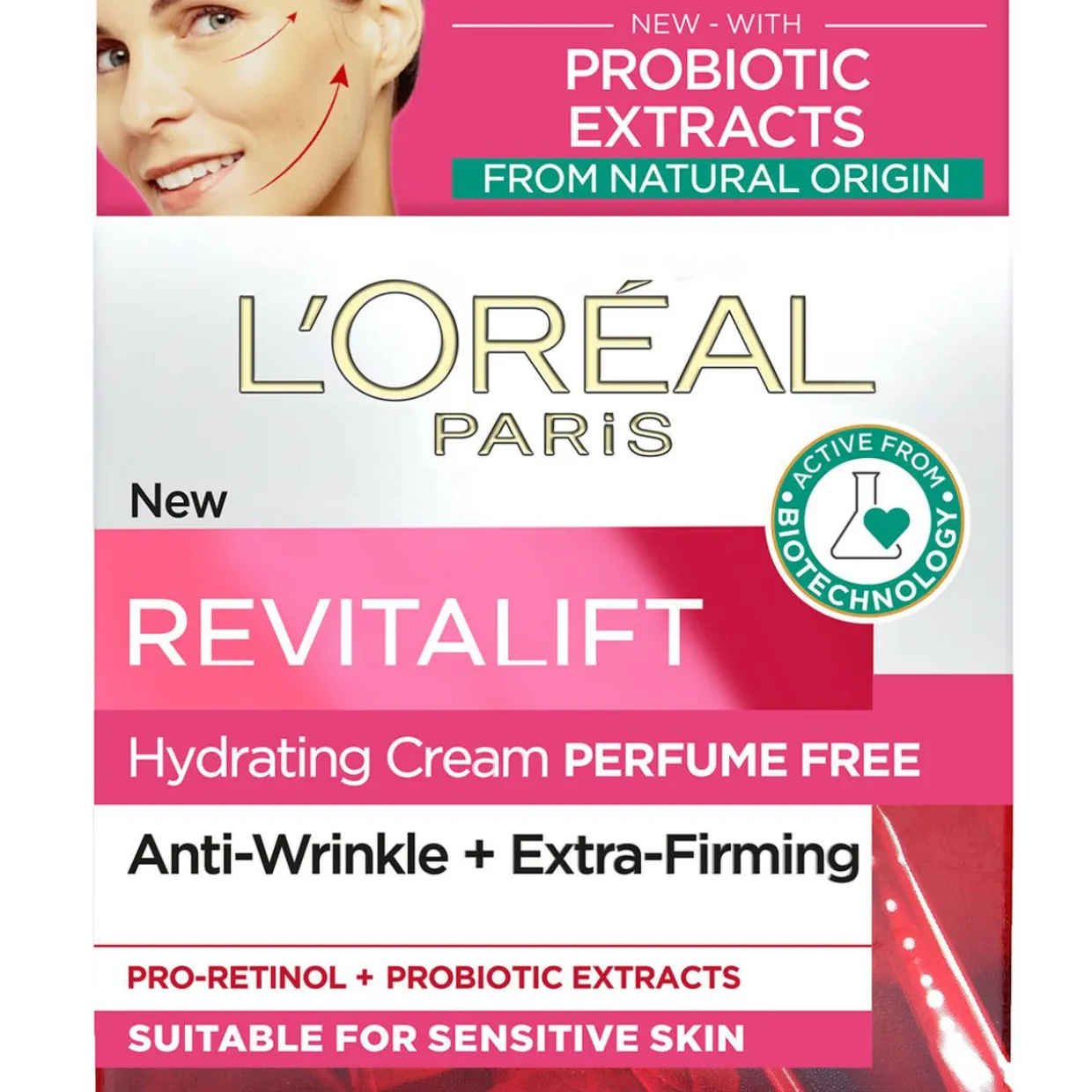 Päivävoide Loreal Revitalift 50 ml Perfume Free
