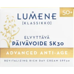 Päivävoide Lumene KLASSIKKO 50 ml Advanced Anti-Age sk 30 elvyttävä