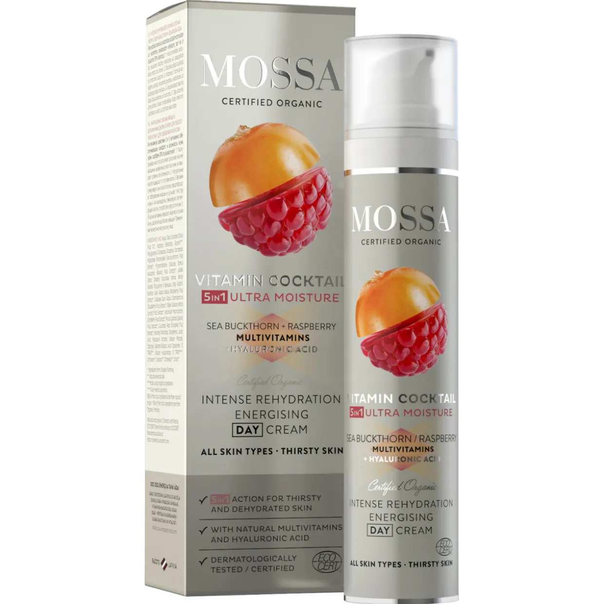 Päivävoide Mossa 50 ml Vitamin Cocktail 5in1