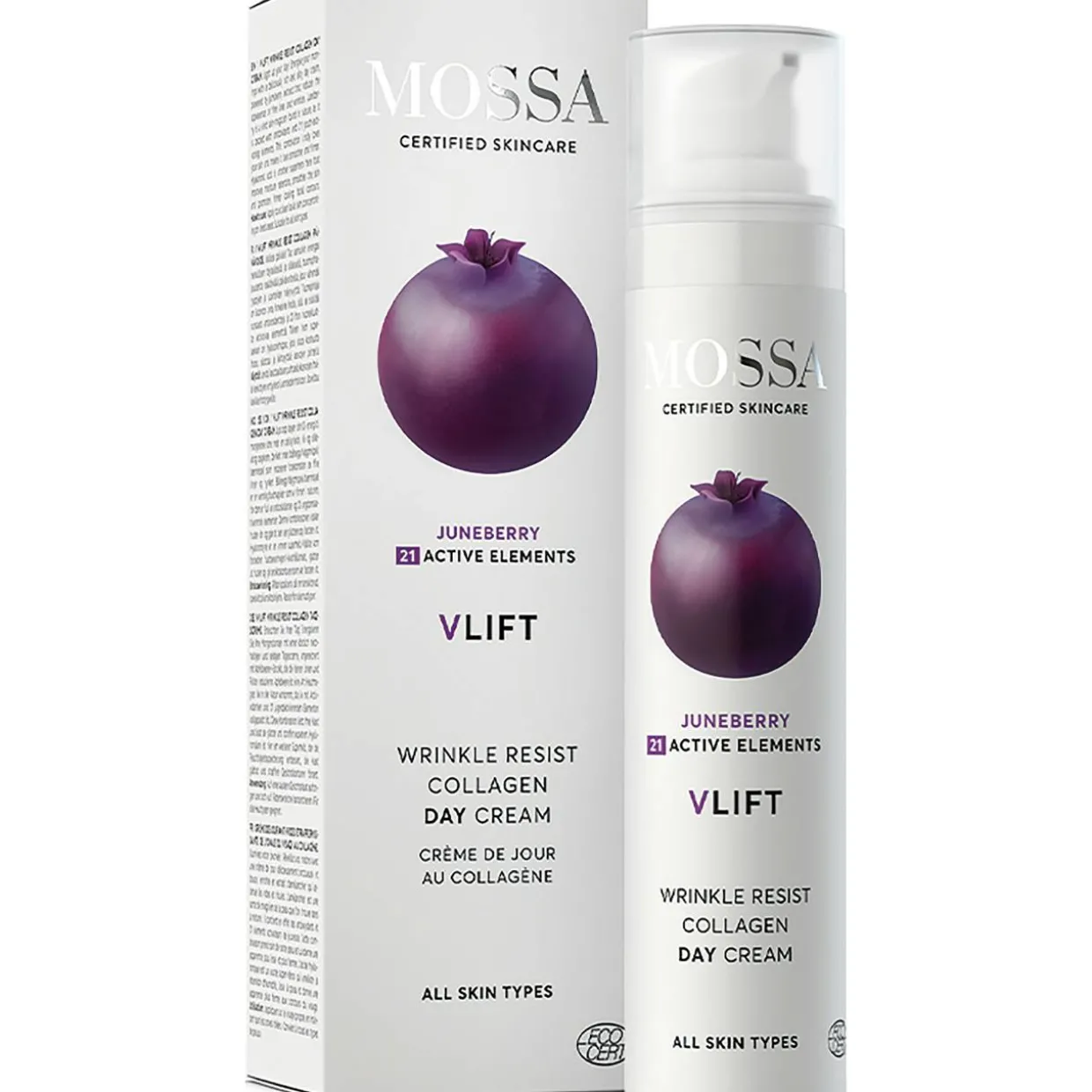 Päivävoide Mossa 50 ml V Lift kiinteyttävä