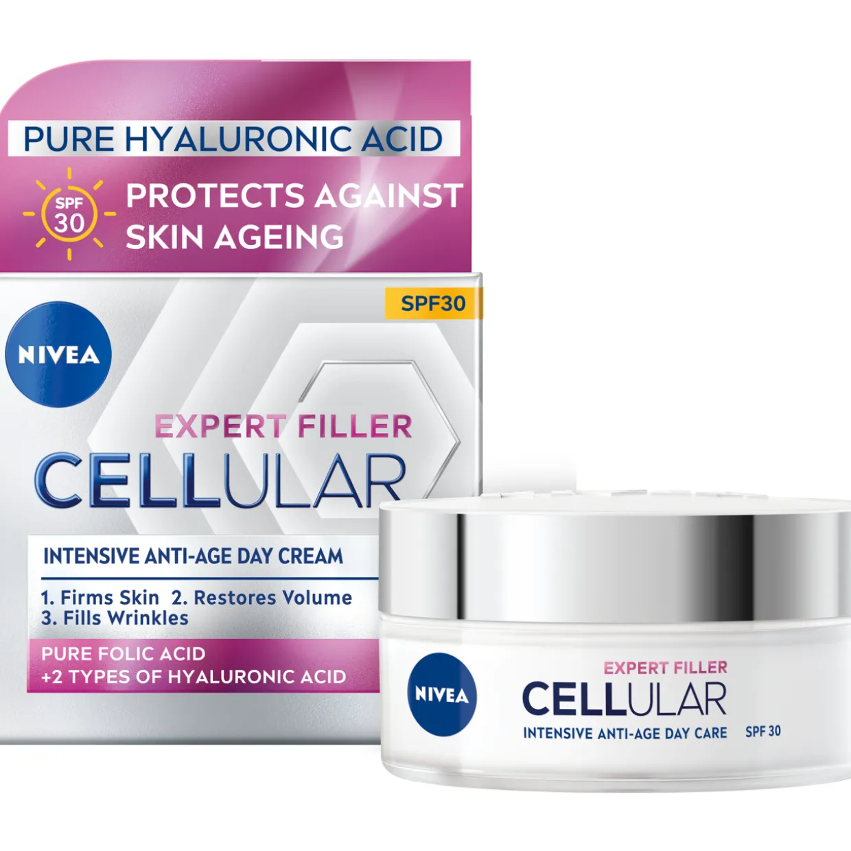 Päivävoide Nivea 50 ml Cellular Expert Filler Intensive Anti-Age SK30