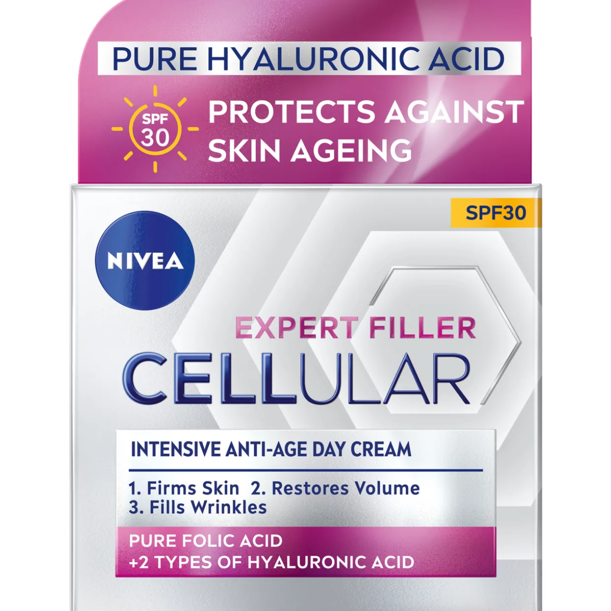 Päivävoide Nivea 50 ml Cellular Expert Filler Intensive Anti-Age SK30