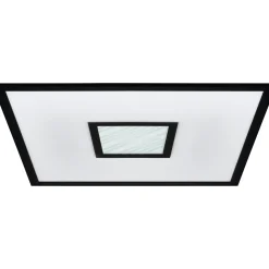 Plafondi EGLO Bordonara led 21,5W 45x45cm musta/valkoinen