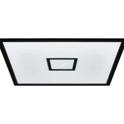 Plafondi EGLO Bordonara led 36W 59,5x59,5cm musta/valkoinen