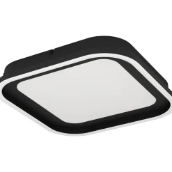 Plafondi EGLO Calagrano led 11W ja 10W 37,5x37,5cm musta/valkoinen