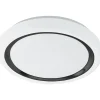 Plafondi EGLO Capasso led 14,4W Ø32cm valkoinen/musta