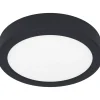 Plafondi EGLO Fueva 5 led 11W Ø16cm musta/valkoinen