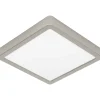 Plafondi EGLO Fueva 5 led 17W 21x21cm mattanikkeli/valkoinen
