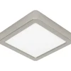 Plafondi EGLO Fueva 5 led 11W 16x16cm mattanikkeli/valkoinen