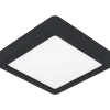 Plafondi EGLO Fueva 5 led 11W 16x16cm musta/valkoinen