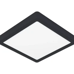 Plafondi EGLO Fueva 5 led 17W 21x21cm musta/valkoinen