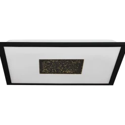 Plafondi EGLO Marmorata led 19W ja 9W 44,5x44,5cm musta/valkoinen