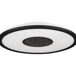 Plafondi EGLO Marmorata led 18W ja 9W Ø45cm musta/valkoinen