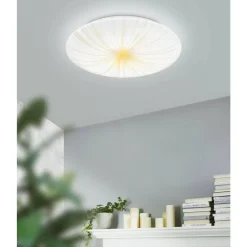 Plafondi EGLO Nieves 1 led 10W Ø31cm valkoinen/kulta