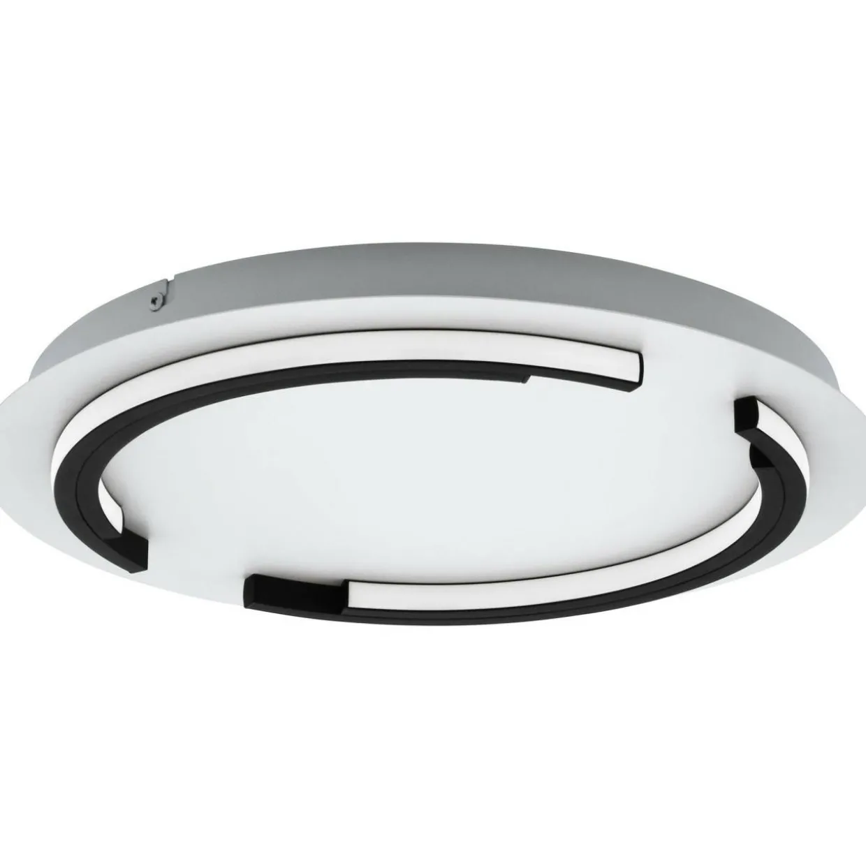 Plafondi EGLO Zampote led 25W Ø42cm valkoinen/musta