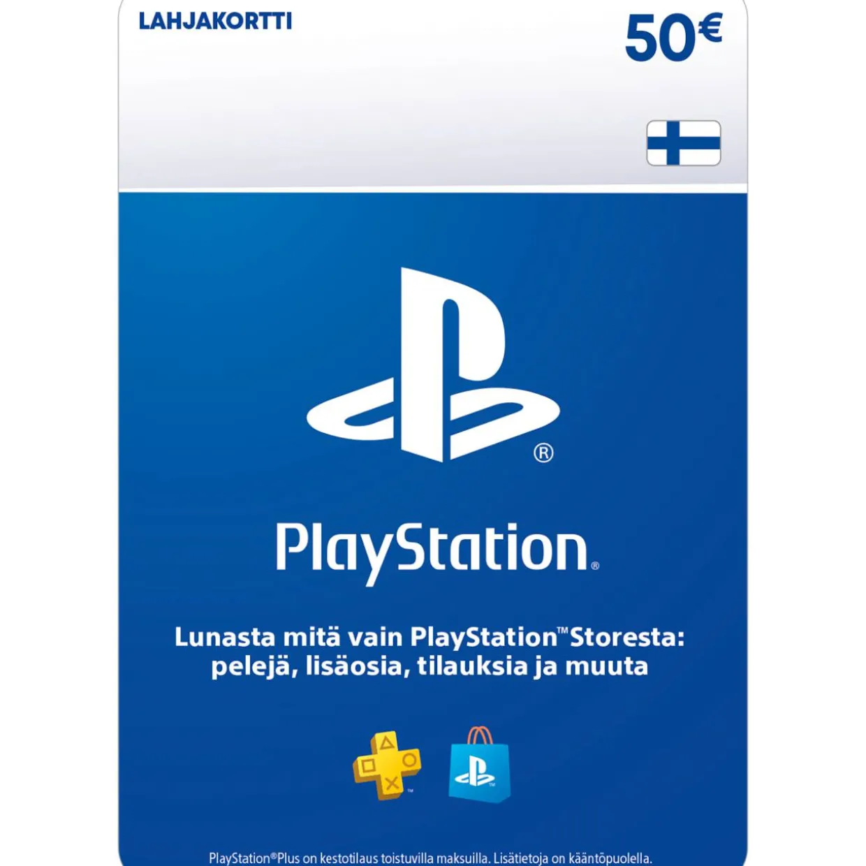 PlayStation Network -latauskortti PSN 50 EUR