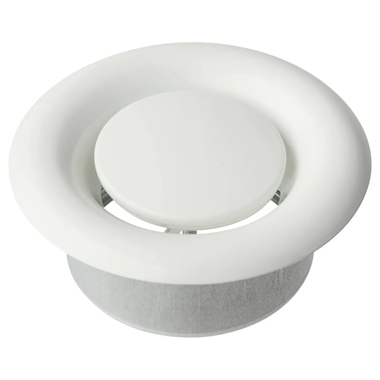 Poistoilmaventtiili Europlast DM 100 mm metalli valkoinen