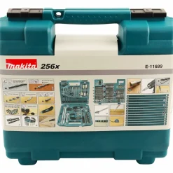 Pora- ja ruuvikärkisetti Makita 256-osainen