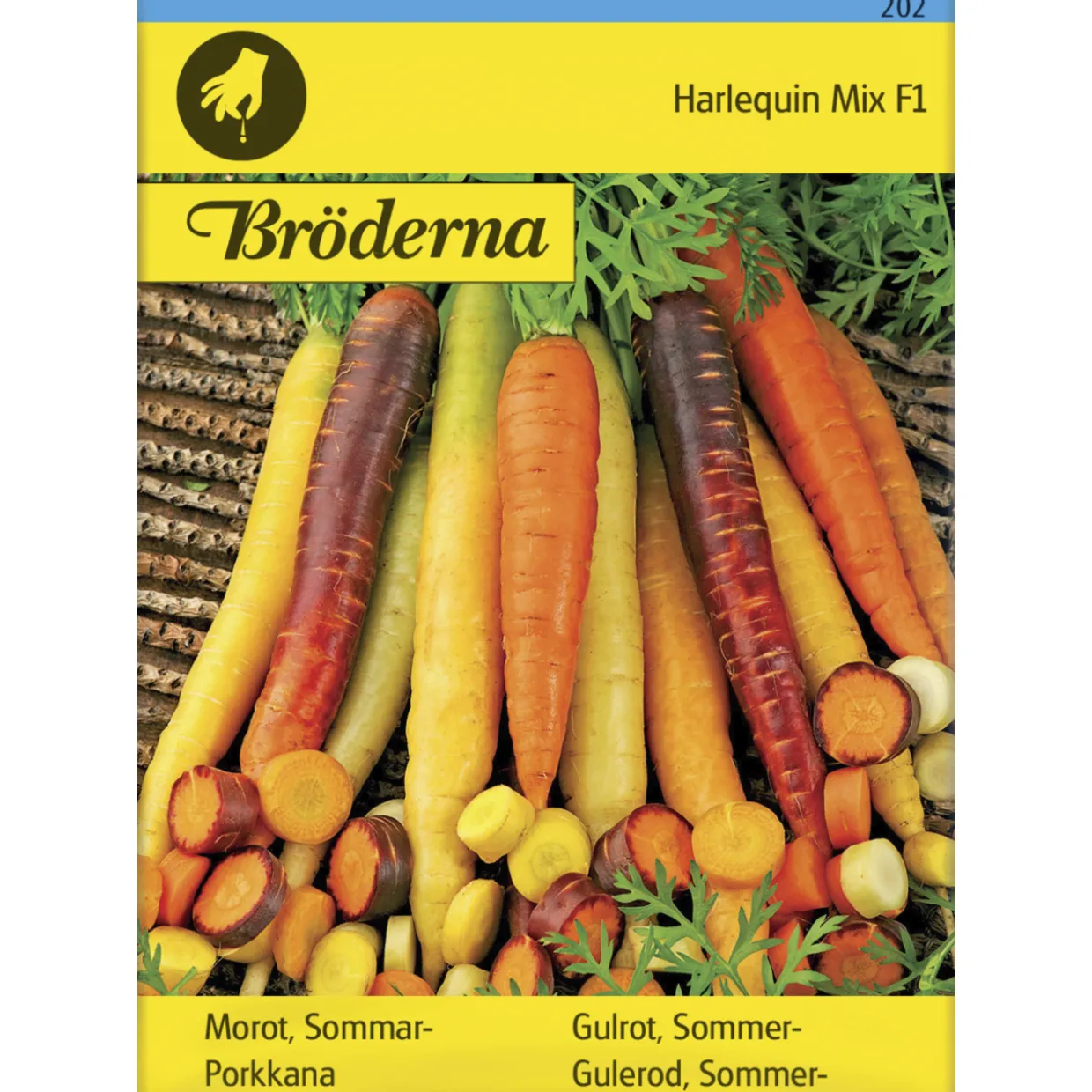 Porkkana Harlequin Mix F1 siemen Bröderna Nelsons
