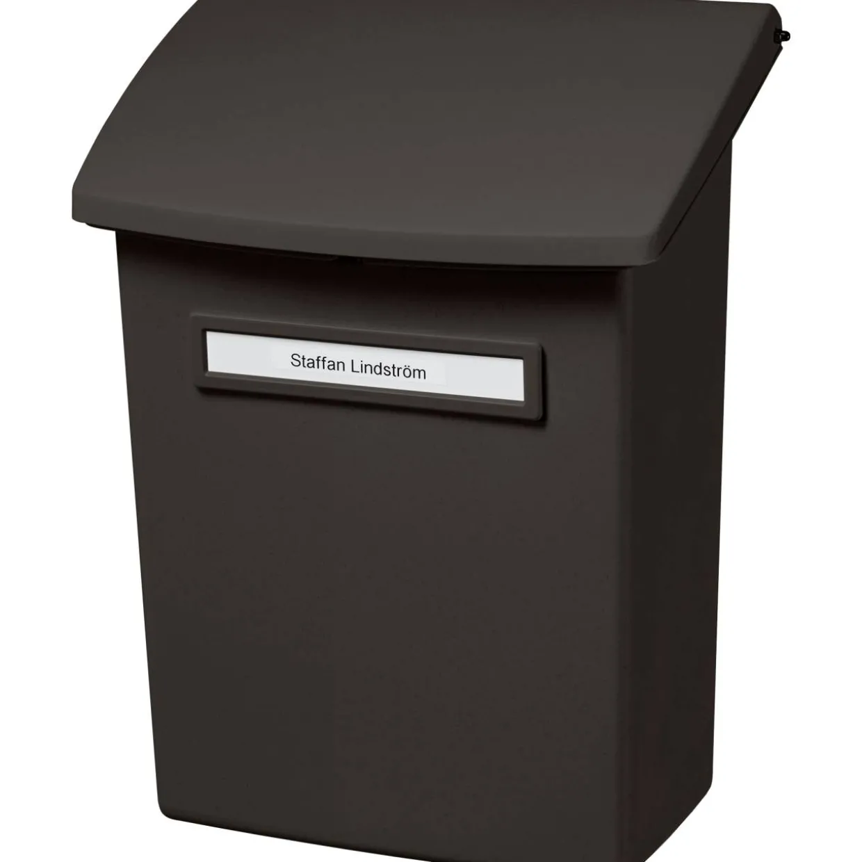 Postilaatikko Orthex välikannella musta