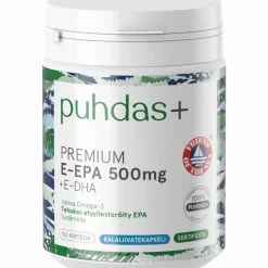 Premium E-EPA Puhdas+ 500 mg 100 kaps + E-DHA