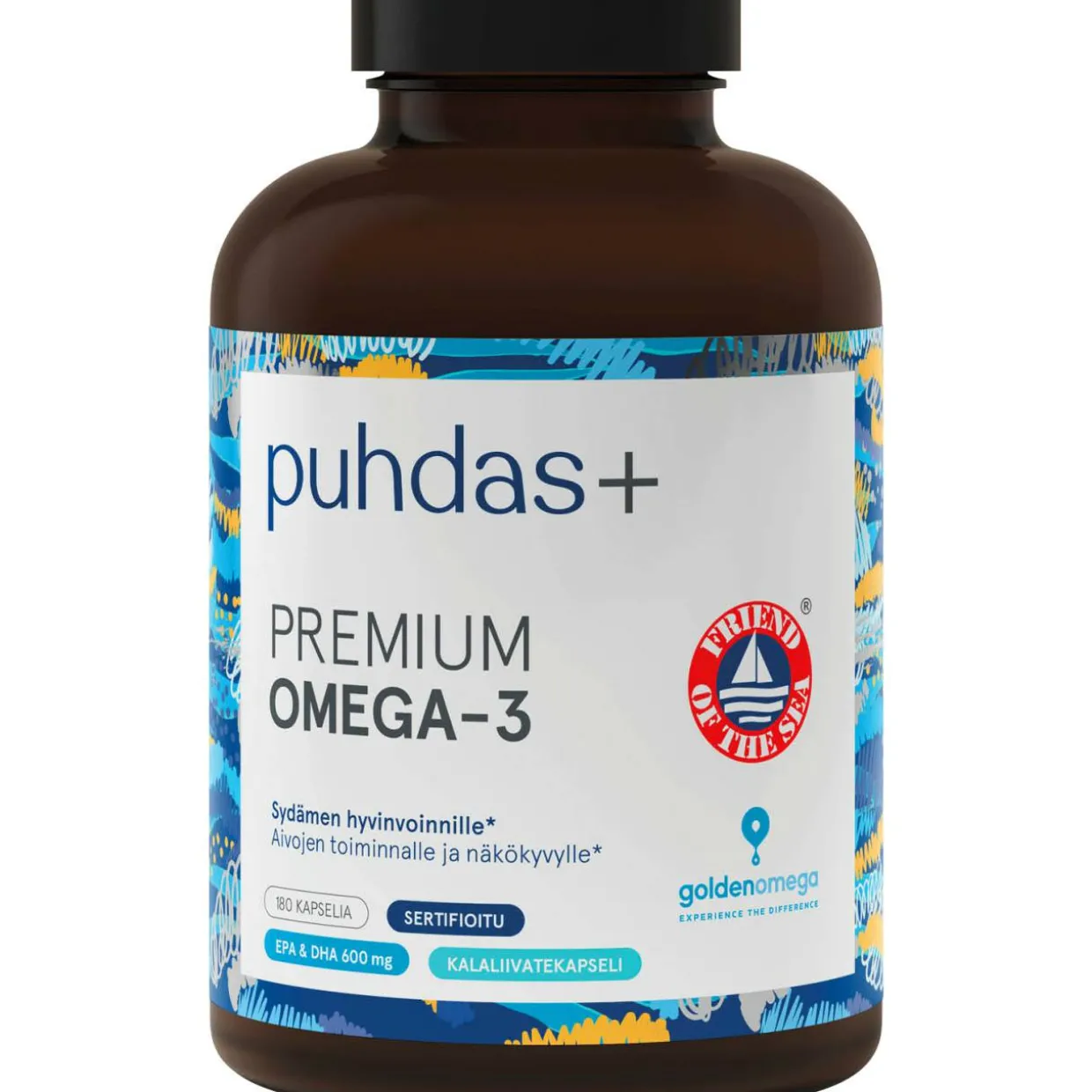 Premium Omega-3 Puhdas+ 180 kaps