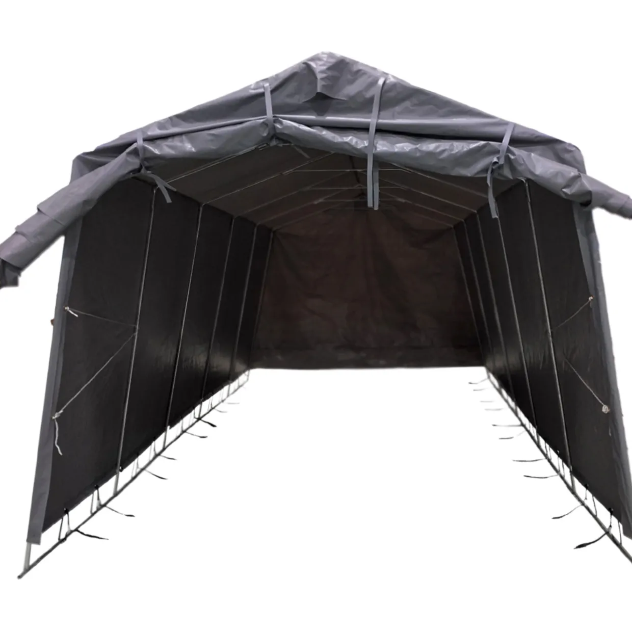 Pressutalli Fornorth 3,2 x 6 m, tummanharmaa