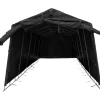 Pressutalli Fornorth 3,2 x 6 m, 500g/m2, musta