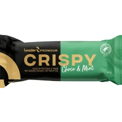 Proteiinipatukka Leader Promour 45 g Crispy Milk Choco & Mint