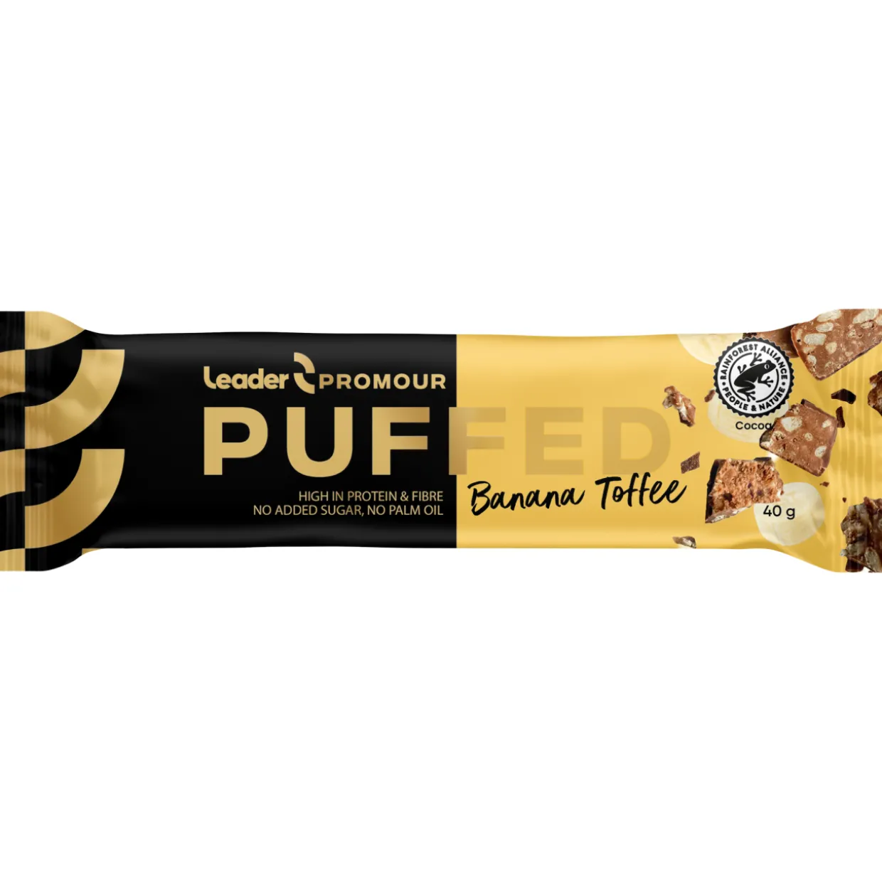 Proteiinipatukka Leader Promour 40 g Puffed Liquorice
