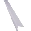 Päätypelti Keraplast, 40+40 mm, 90° vaaleanharmaa 1,25 m + PC-täytesoiro
