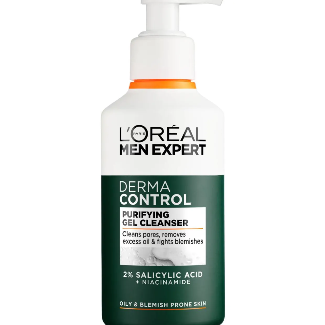 Puhdistusgeeli Loreal Men Expert 260 ml Derma Control kasvoille