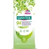 Puhdistus- ja desifiointipyyhe Sanytol 72 kpl Vege