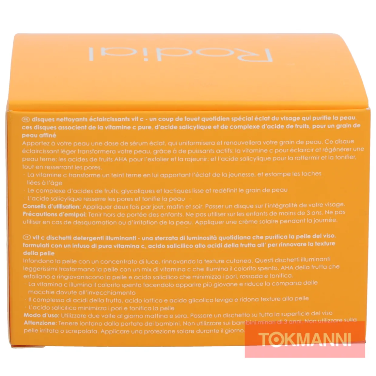 Puhdistuslaput, Rodial 50 kpl Vit C Brightening