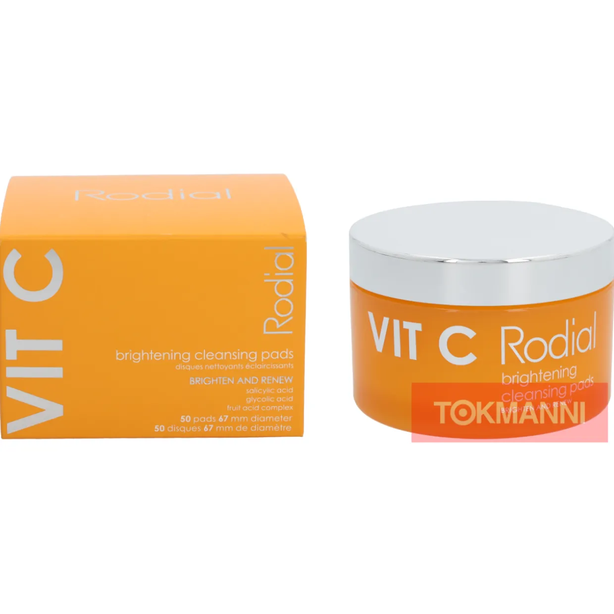 Puhdistuslaput, Rodial 50 kpl Vit C Brightening