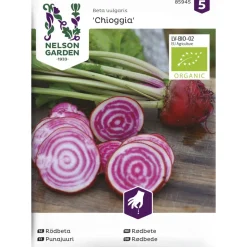 Punajuuri siemen Nelson Garden Basic Chioggia Organic