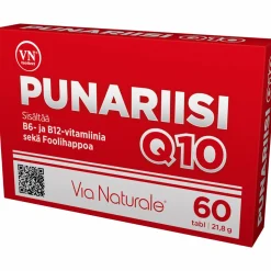 Punariisi Q10 Via Naturale 60 kpl