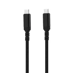 Punottu kaapeli Mobia USB-C, USB-C 60 W musta, 0,5 m