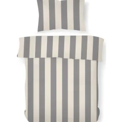 Pussilakanasetti Kotikulta 150 x 210 cm Block Stripe harmaa