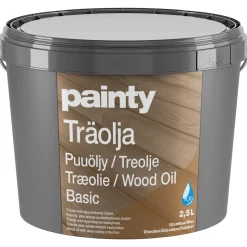 Puuöljy Painty 2,5 l kirkas