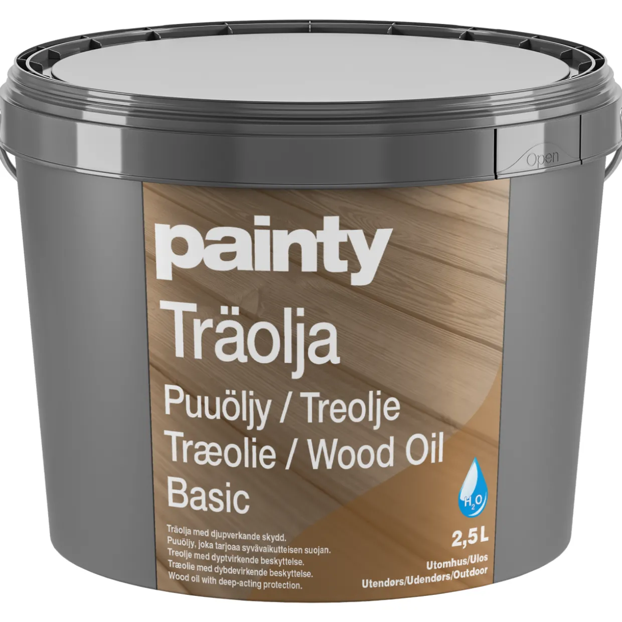 Puuöljy Painty 2,5 l kirkas