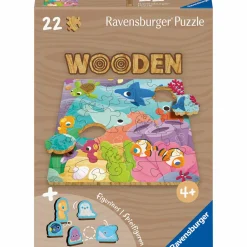 Puupalapeli Ravensburger 22 palaa Underwater