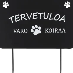 Puutarhakoriste 4Living kyltti Varo Koiraa