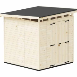 Puutarhavaja Upyard Strongbox XL, 203 x 203 x 230 cm, luonnollinen väri