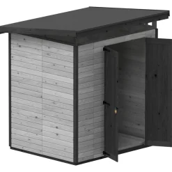 Puutarhavaja Upyard Strongbox L, 203 x 163 x 225 cm, harmaa/musta