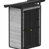 Puutarhavaja Upyard Strongbox S, 127 x 87 x 220 cm, harmaa/musta