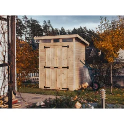 Puutarhavaja Upyard Strongbox M, 163 x 127 x 222 cm, luonnollinen väri