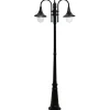 Pylväsvalaisin Kartano PKT-2-U E27 max 2 x 100 W musta