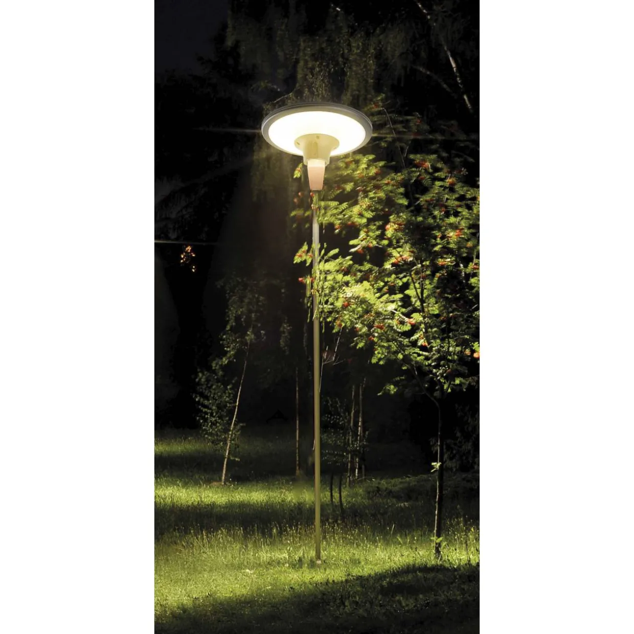 Pyöreä pihavalaisin Led Energie Zipo IP44 7800lm 3000K