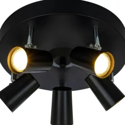 Pyöreä kattospotti Aneta Lighting Pilot 5-osainen
